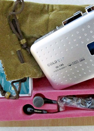 Касетний плеєр goldyip gl-185 в колекцію,супербас,автореверс,але