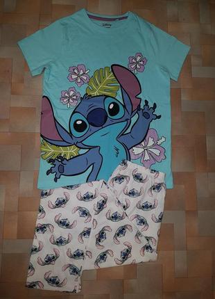 Яркий комплект, пижама котон disney стич, stitch primark 12-13 лет 158 см2 фото