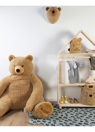 Набір корзин для іграшок childhome teddy коричневий, арт. ccbtbset5 фото