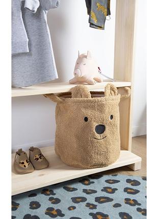 Набір корзин для іграшок childhome teddy коричневий, арт. ccbtbset3 фото