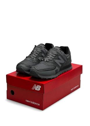 Мужские кроссовки new balance 574  tp2 dark gray ( нев балланты)9 фото