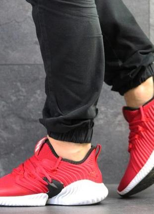 Кроссовки adidas красные3 фото