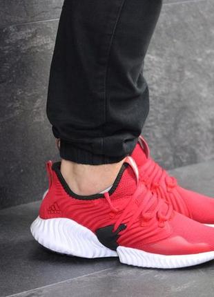 Кроссовки adidas красные2 фото