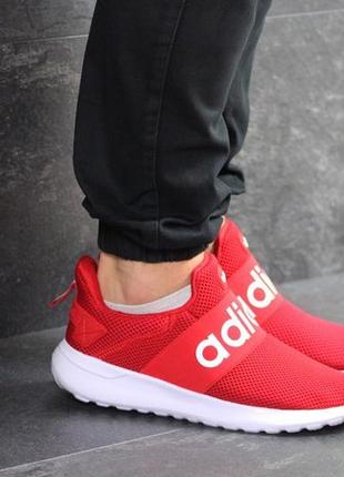 Кроссовки adidas красные2 фото