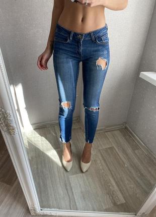Джинси скінні zara