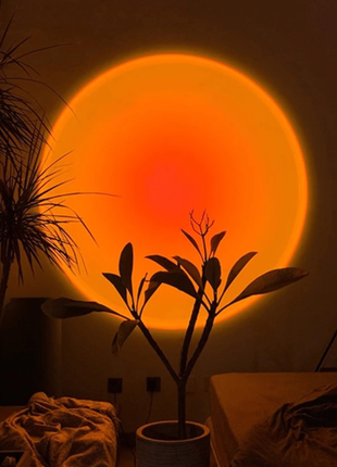 Проекційний світильник led для селфи sunset lamp2 фото