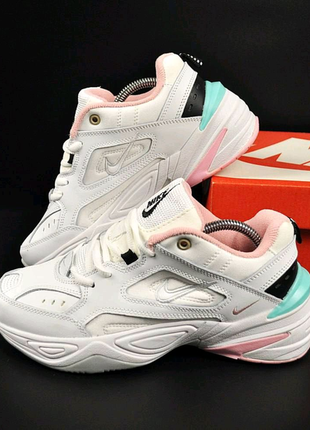 Кросівки жіночі nike m2k tekno white & pink