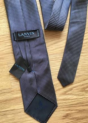 Lanvin шёлковый галстук1 фото