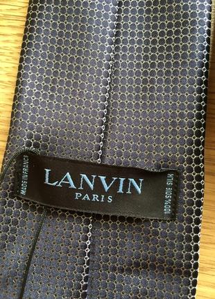 Lanvin шёлковый галстук3 фото