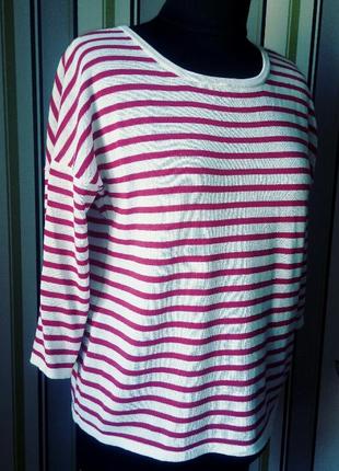 Полосатый джемперок oversize 2