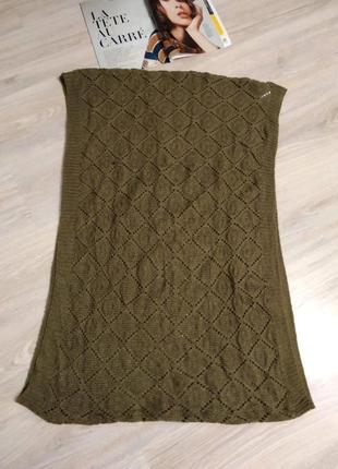 Стильный мягусенький теплый шарф платок палантин снуд7 фото