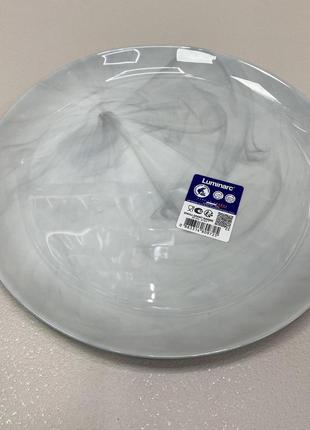 Тарелка обеденная 25 см luminarc diwali marble granit p9908