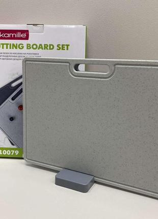 Набор разделочных досок на подставке 3 предмета kamille km-10079