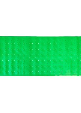 Килимок біля ванни на присосках mgz-0901 (green) 35х95 см