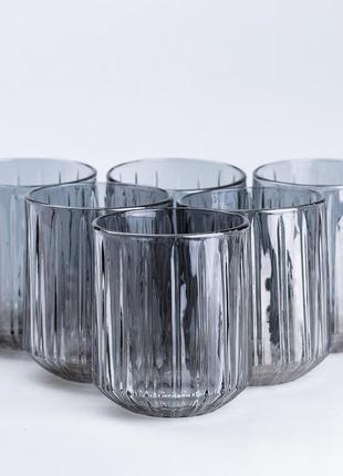 Набір склянок 6 шт для напоїв скляні