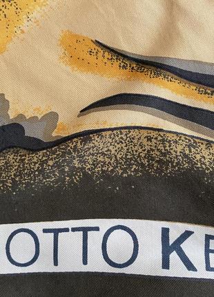 Большой шёлковый платок винтаж otto kern8 фото