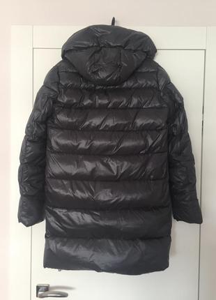 Зимова куртка подовжена пальто-пуховик2 фото