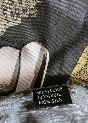 Большой шёлковый платок винтаж otto kern9 фото