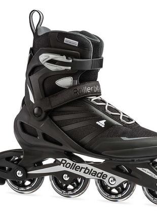 Ролики rollerblade zetrablade black-silver розмір 28.5