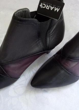 Шкіряні черевики-чоботи marc art of walking розмір 39-40