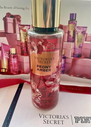 Victoria's secret peony amber fragrance mist1 фото