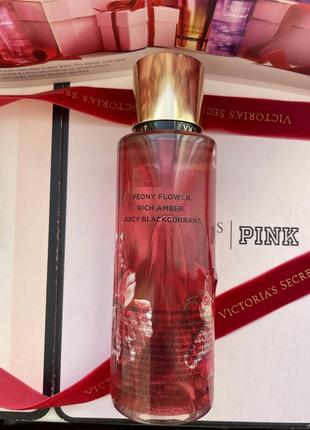 Victoria's secret peony amber fragrance mist4 фото