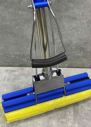 Швабра pva-насадка 2 отжима с ручкой телескоп stenson 8003