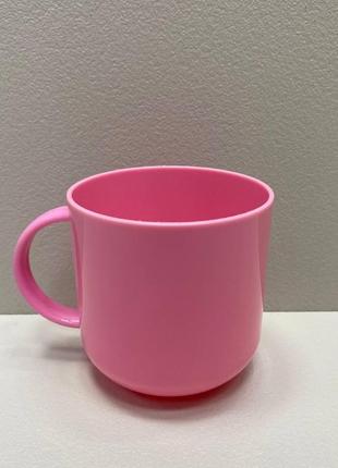 Чашка пластиковая 8,3*8,5 см полимербит пб-154 розовая