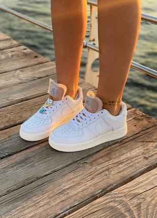 Nike air force 1 lx "white lace" 🆕 шикарні кросівки найк 🆕 купити накладений платіж1 фото