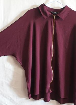 Блуза летюча миша з блискавкою