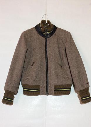 Вовняна куртка/пальто бомбер tommy hilfiger