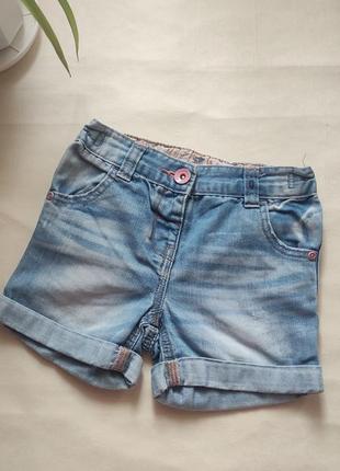 Next джинсовые шорты для девочки