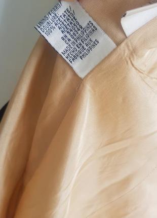 Удлиненный шерстяной жакет бежевый пиджак кардиган rena rowan6 фото
