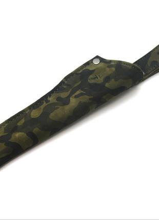 Чохол для ножа zoo-hunt №9 шкіряний 16х3,5 см камуфляж 5279