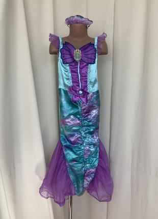 Русалочка аріель костюм карнавальний сукня