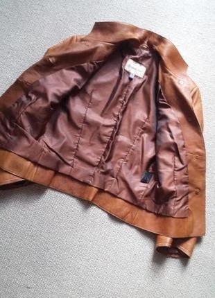 Шкіряний жакет куртка на мініатюрну красуню2 фото