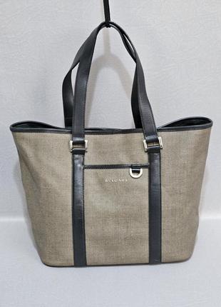 Фірмова шкіряна сумка bvlgari, оригінал