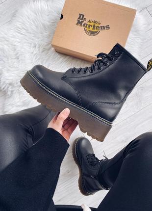 Зимние ботинки dr martens jadon platform boots на овчине 🆕 купить наложенный платёж