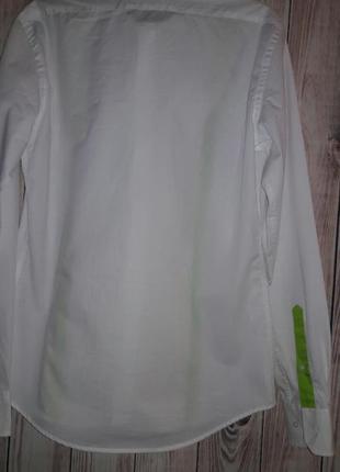 Белая рубашка с зеленой вставкой massimilano2 фото