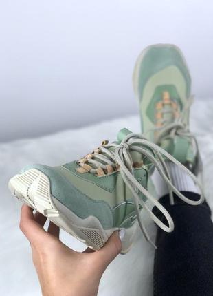 Puma thunder desert (smoke green / silver gre🆕 кроссовки пума 🆕 купить наложенный платёж2 фото