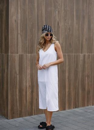 Лляний сарафан