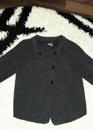 Пальто натуральная шерсть бомбер пиджак