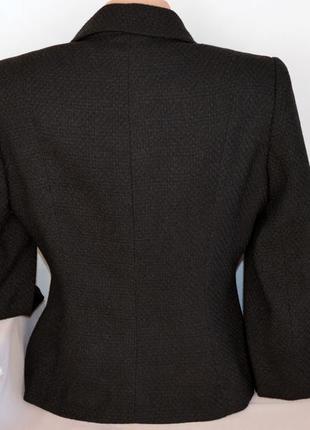 Брендовое черное демисезонное пальто полупальто bhs литва вискоза2 фото
