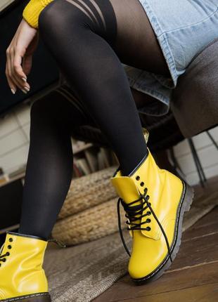 Dr. martens 1460 yellow 🆕 осенние ботинки мартинс 🆕 купить наложенный платёж7 фото