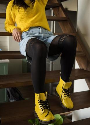 Dr. martens 1460 yellow 🆕 осенние ботинки мартинс 🆕 купить наложенный платёж3 фото