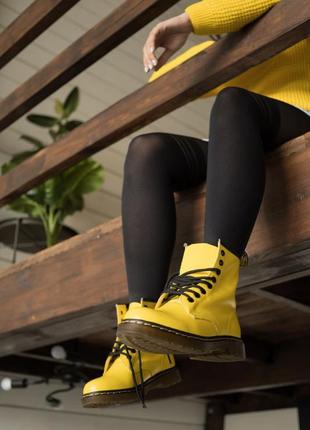 Dr. martens 1460 yellow 🆕 осенние ботинки мартинс 🆕 купить наложенный платёж4 фото