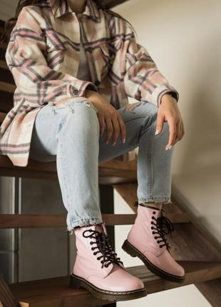 Dr. martens 1460 pink 🆕 осенние ботинки мартинс 🆕 купить наложенный платёж5 фото