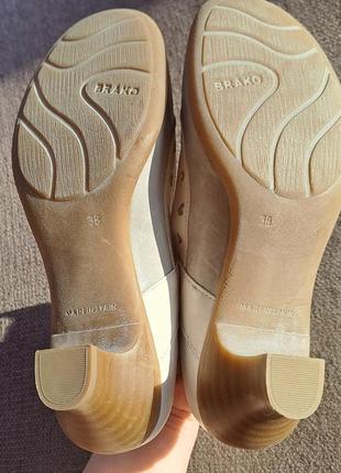 100% кожа супер удобные испанские кожаные ортопедические туфли на устойчевом каблуке9 фото