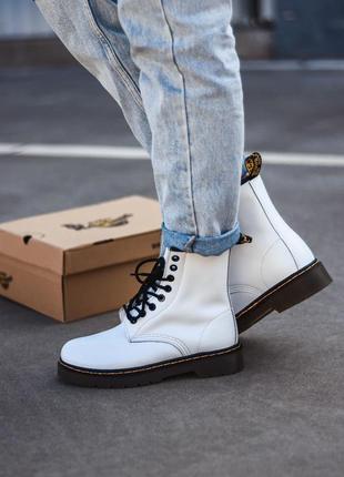 Dr. martens 1460 white 🆕 осенние ботинки мартинс 🆕 купить наложенный платёж