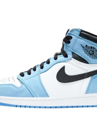 Jordan 1 retro high og university blue1 фото